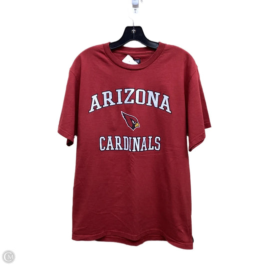 Top Short Sleeve By Nfl In Red, Size: M