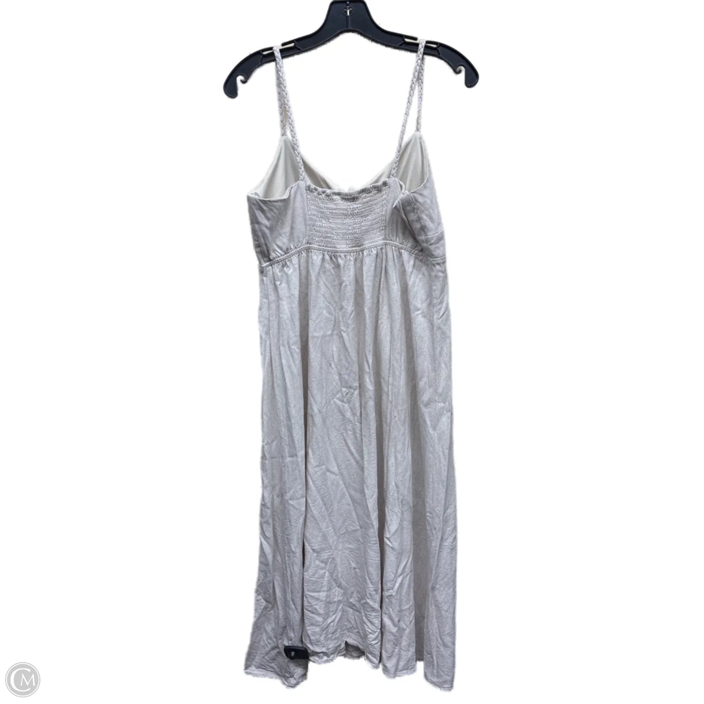 Dress Casual Midi By Monteau In Beige, Size: L
