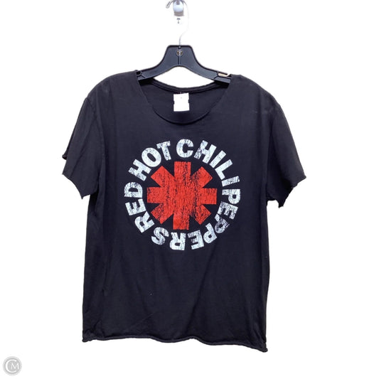 Top Short Sleeve By Clothes Mentor In Black