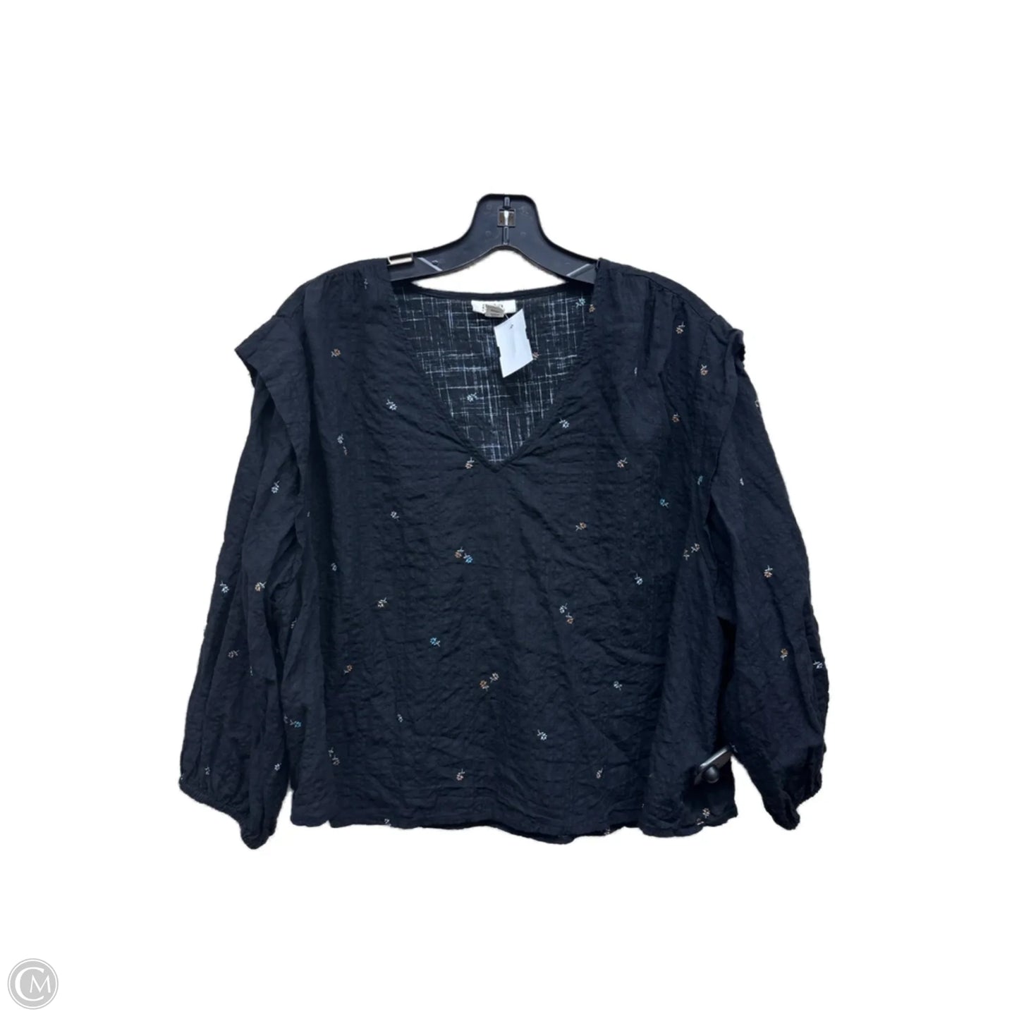 Top Long Sleeve By Ana In Floral Print, Size: Lp