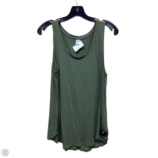 Top Sleeveless By Old Navy In Green, Size: M