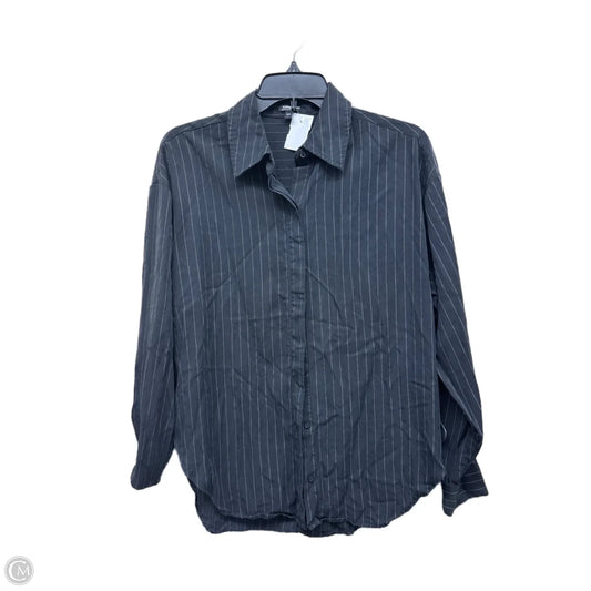 Top Long Sleeve By Express In Striped Pattern, Size: S