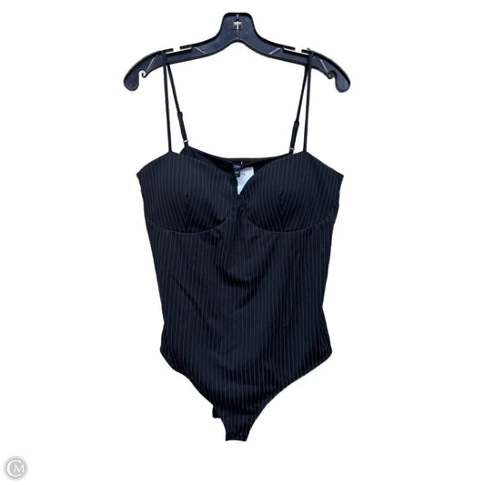 Bodysuit By Express In Striped Pattern, Size: M