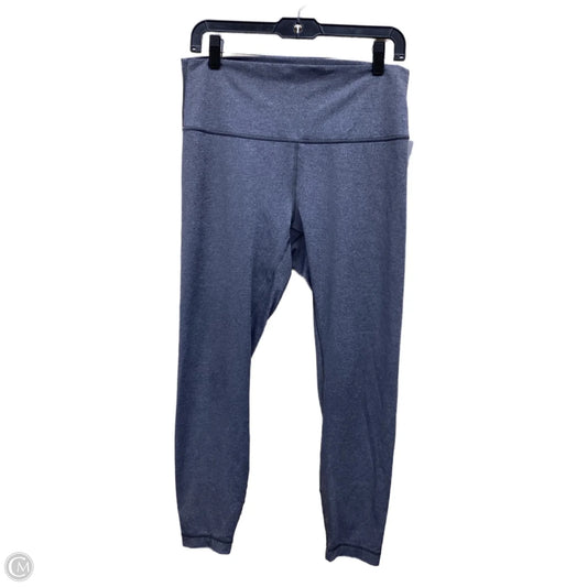 Athletic Leggings By Lululemon In Grey, Size: 12