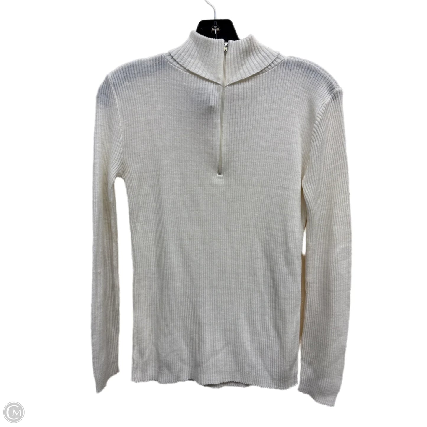 Sweater By Clothes Mentor In White, Size: S