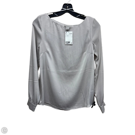 Top Long Sleeve By H&m In Grey, Size: Xs