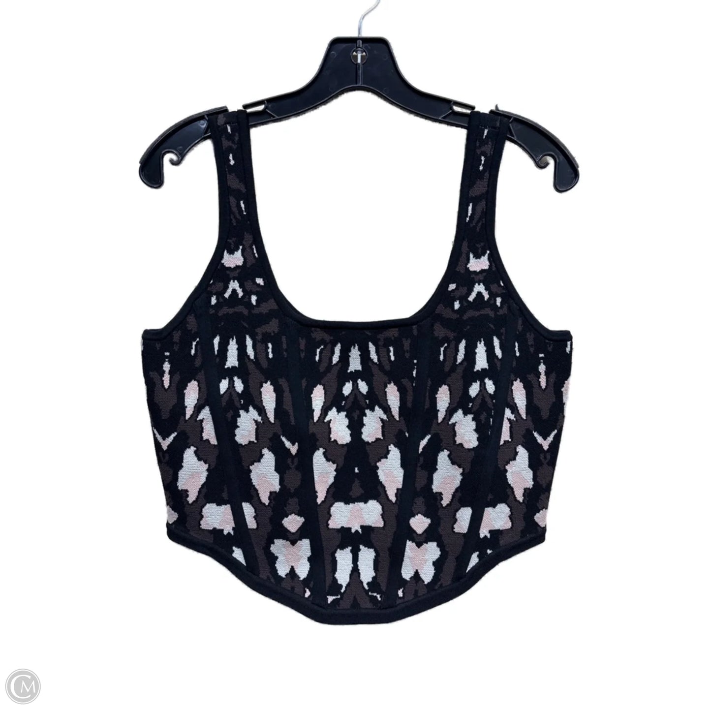 Top Sleeveless By Express In Animal Print, Size: L