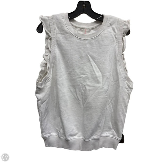 Top Sleeveless By Free People In White, Size: M