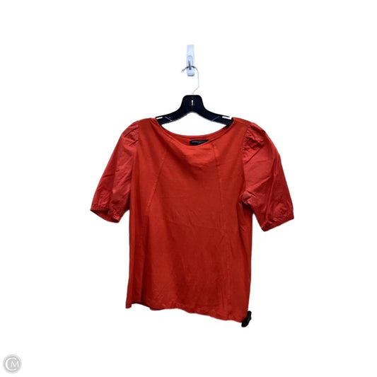 Top Short Sleeve By Banana Republic In Red, Size: Xs