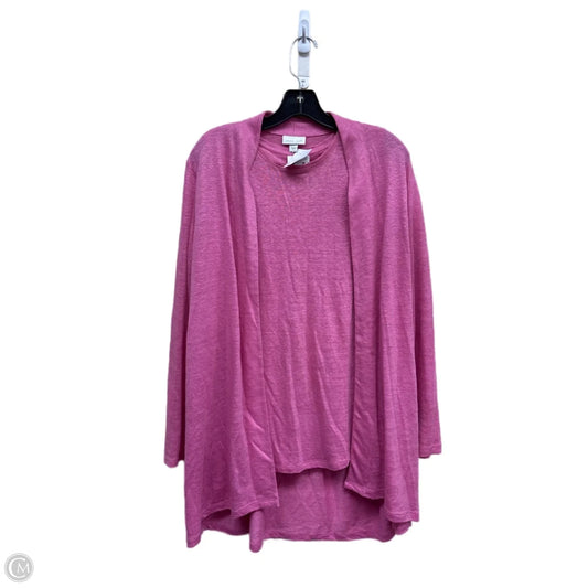 Sweater 2pc By J. Jill In Pink, Size: S