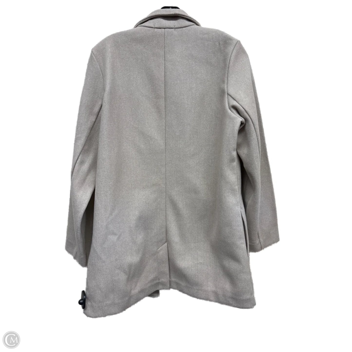 Coat Peacoat By Banana Republic In Tan, Size: M