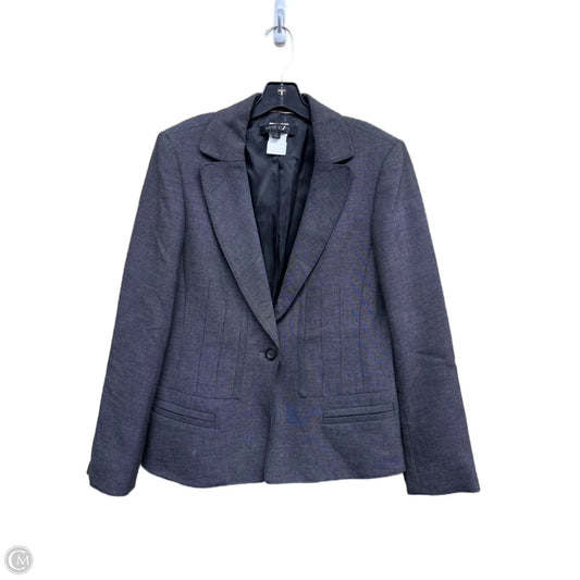 Blazer By Anne Klein In Grey, Size: 12