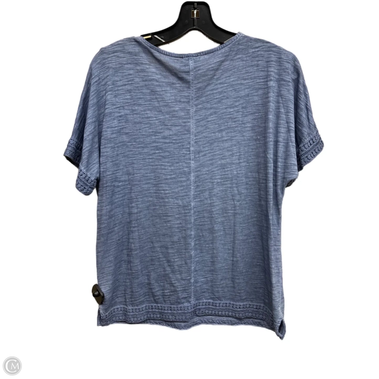 Top Short Sleeve By Chicos In Blue, Size: Xs