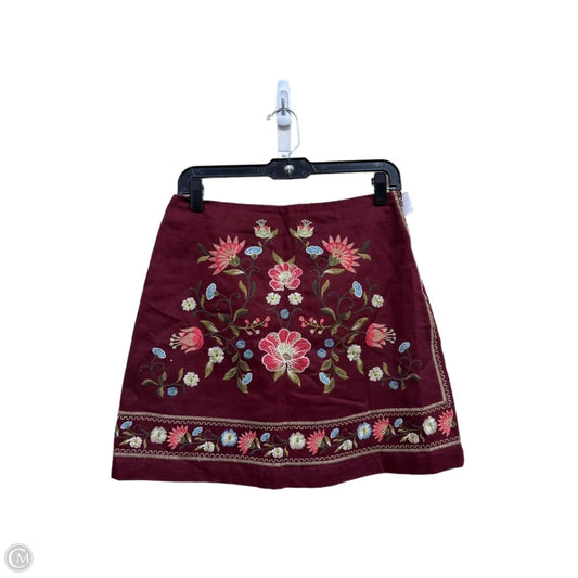 Skirt Mini & Short By Harper In Floral Print, Size: M