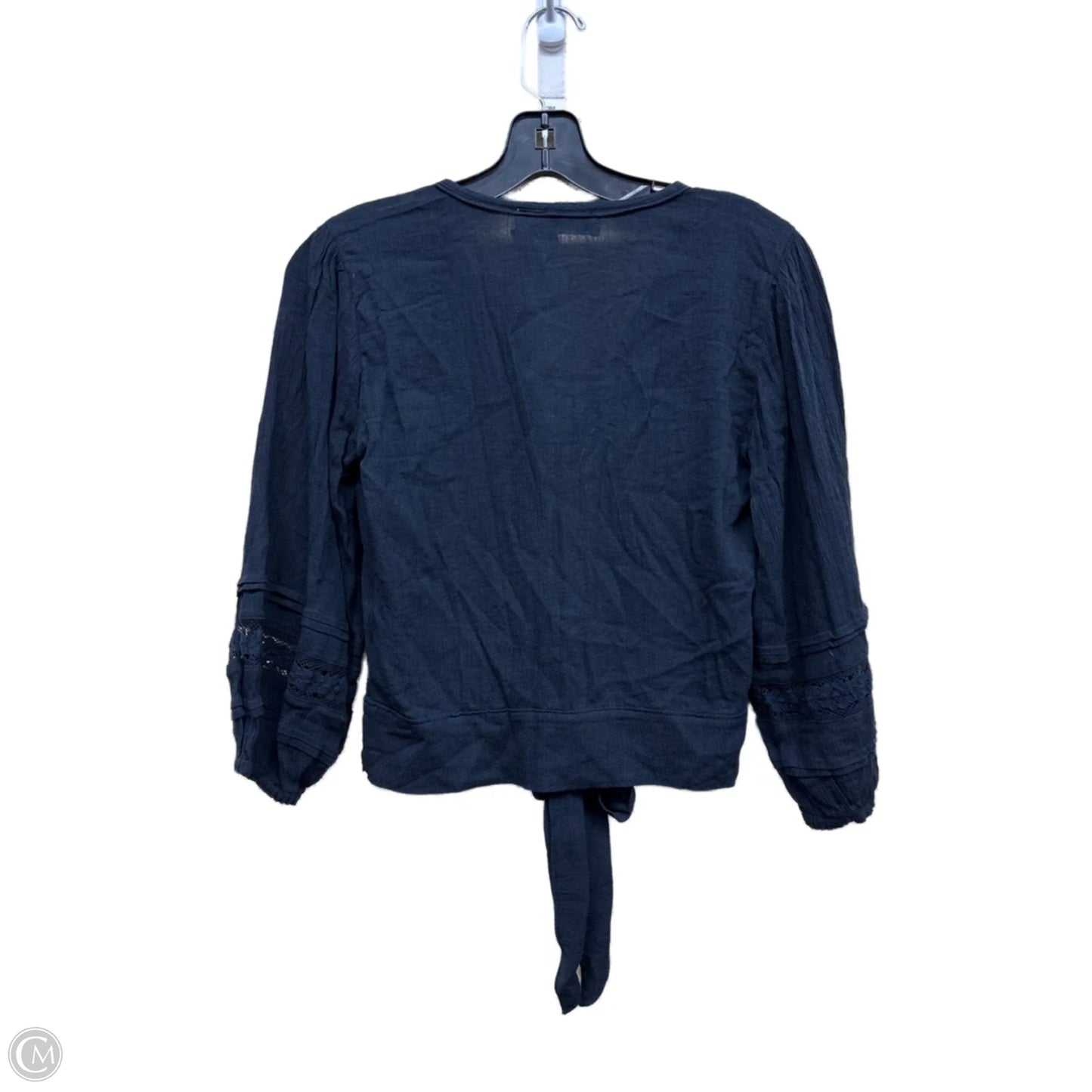 Top Long Sleeve By Abercrombie And Fitch In Black, Size: Xs