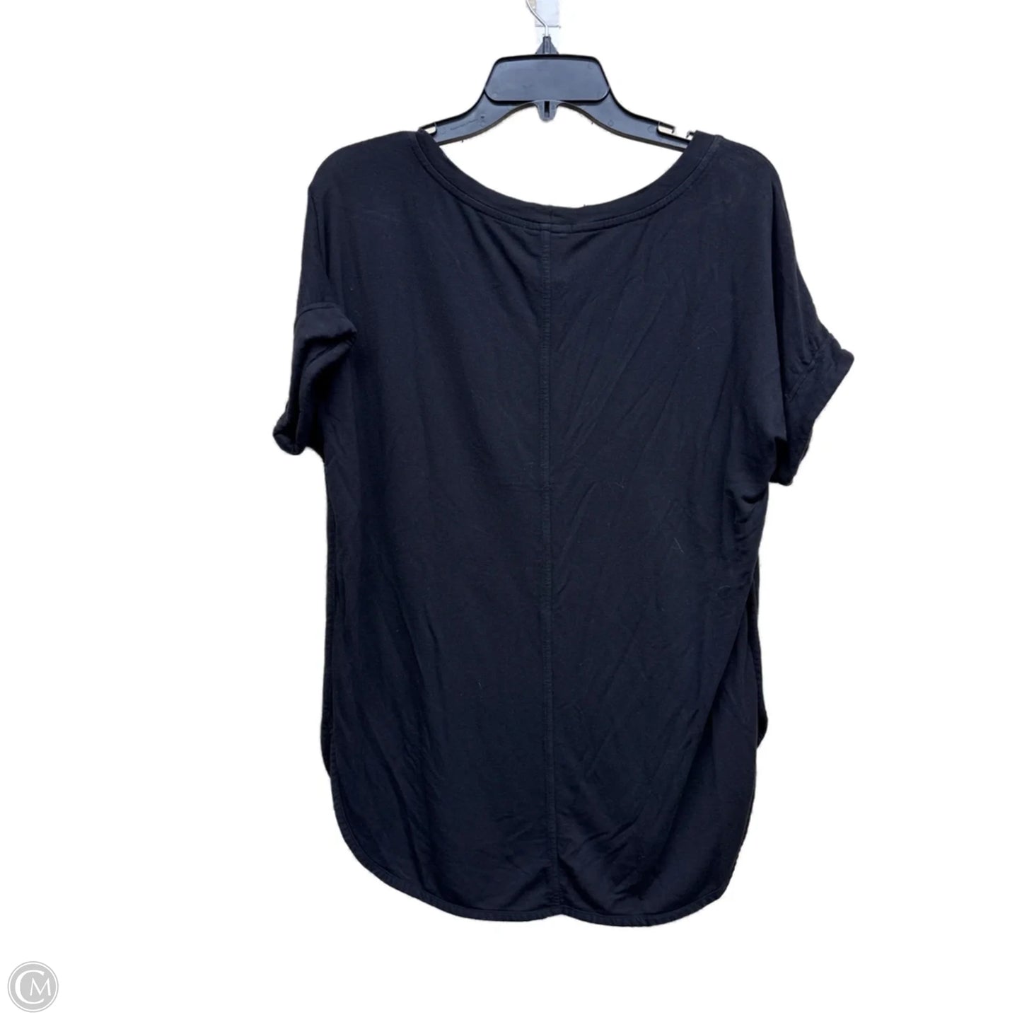 Top Short Sleeve By Matty M In Black, Size: M