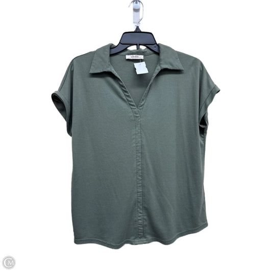 Top Short Sleeve By Clothes Mentor In Green, Size: M