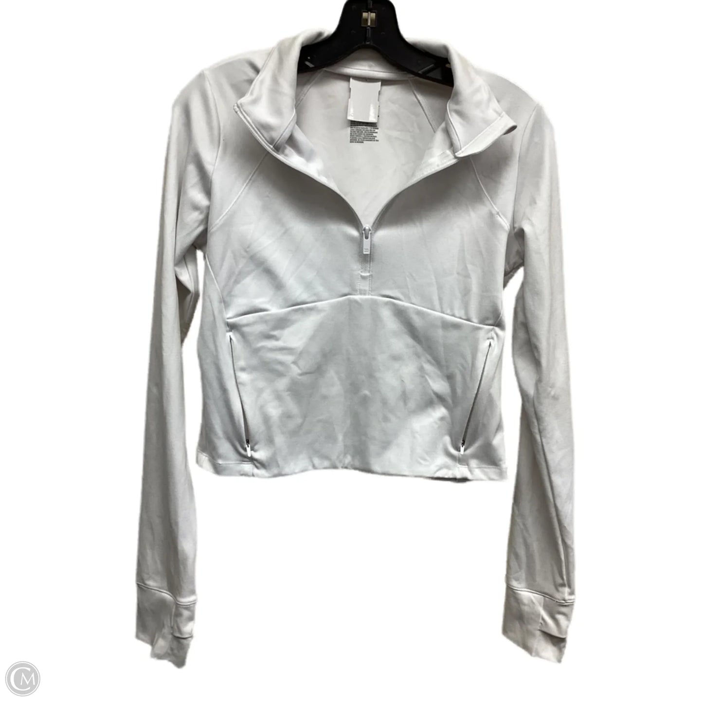 Athletic Jacket By All In Motion In White, Size: M
