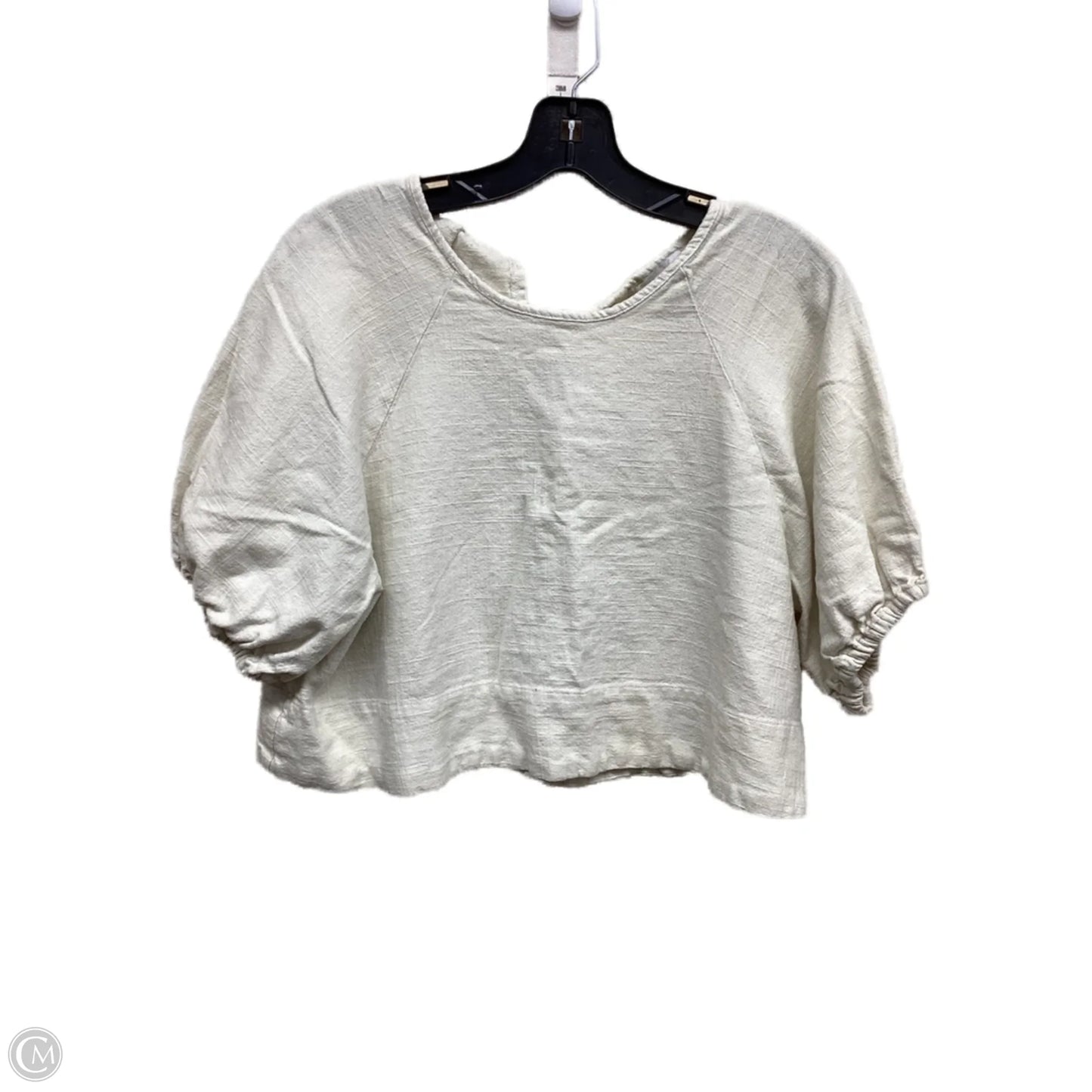 Top Short Sleeve By House Of Harlow In Cream, Size: L