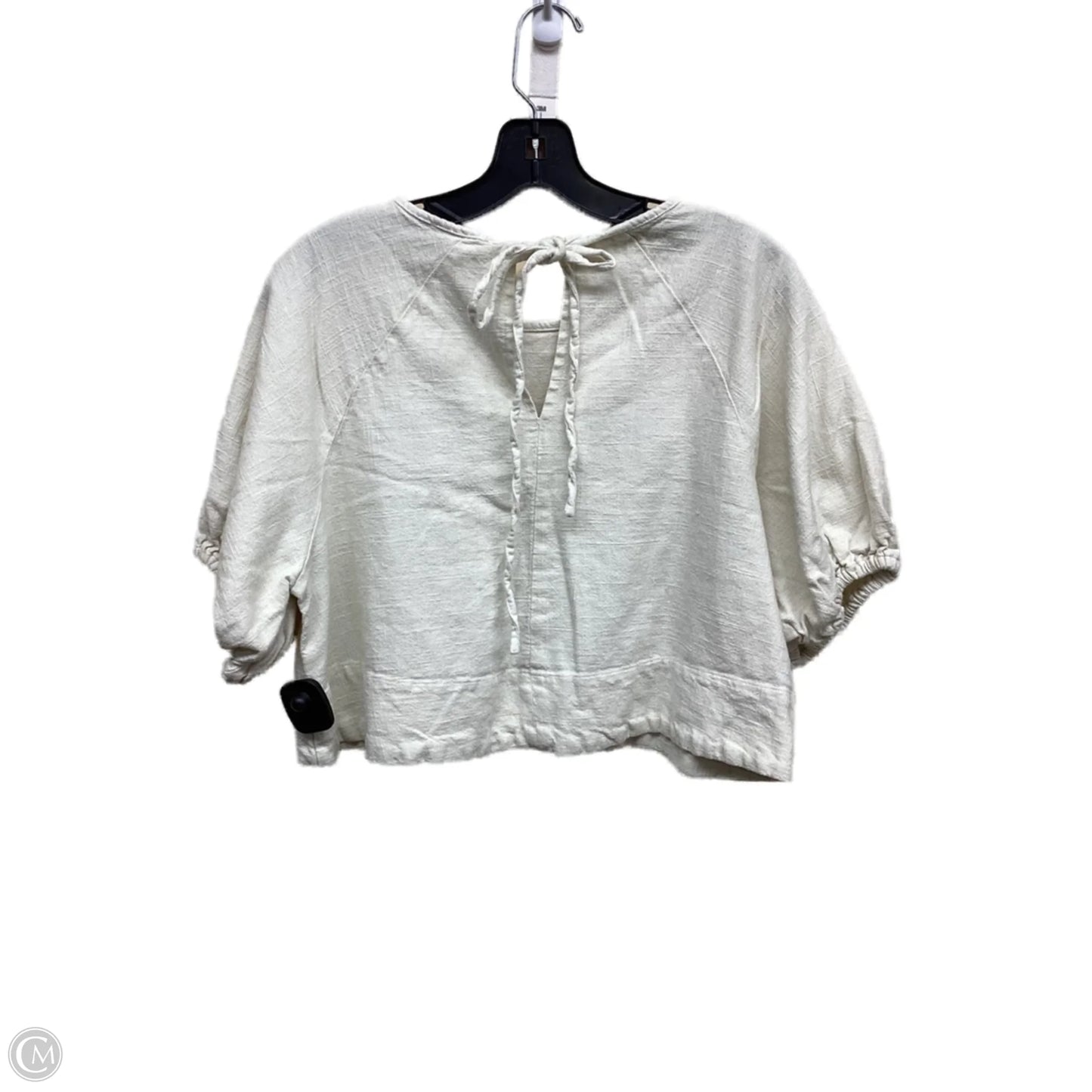 Top Short Sleeve By House Of Harlow In Cream, Size: L