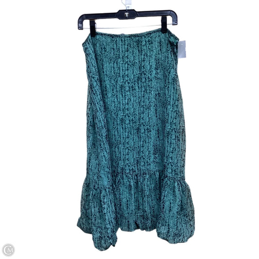 Skirt Midi By Clothes Mentor In Green, Size: 10