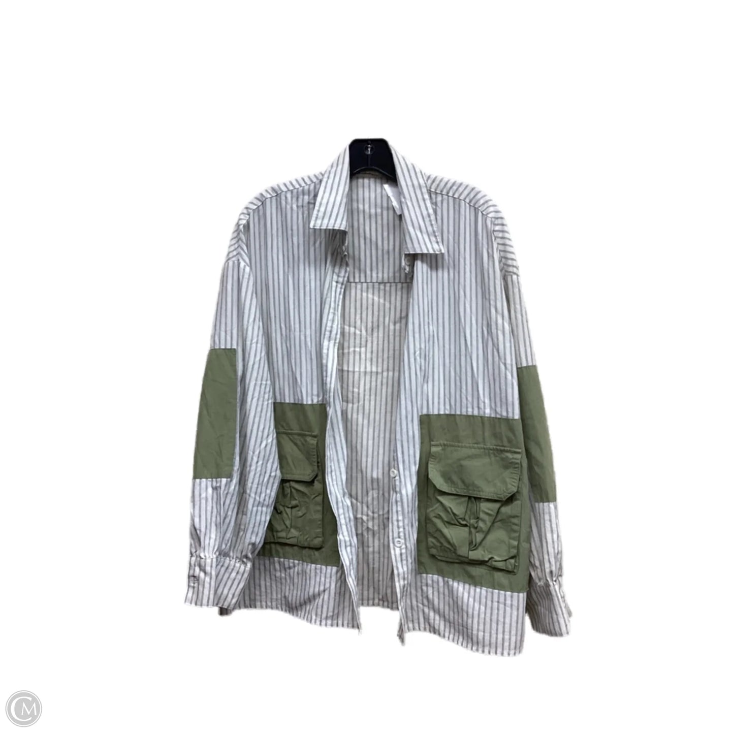 Top Long Sleeve By Clothes Mentor In Striped Pattern