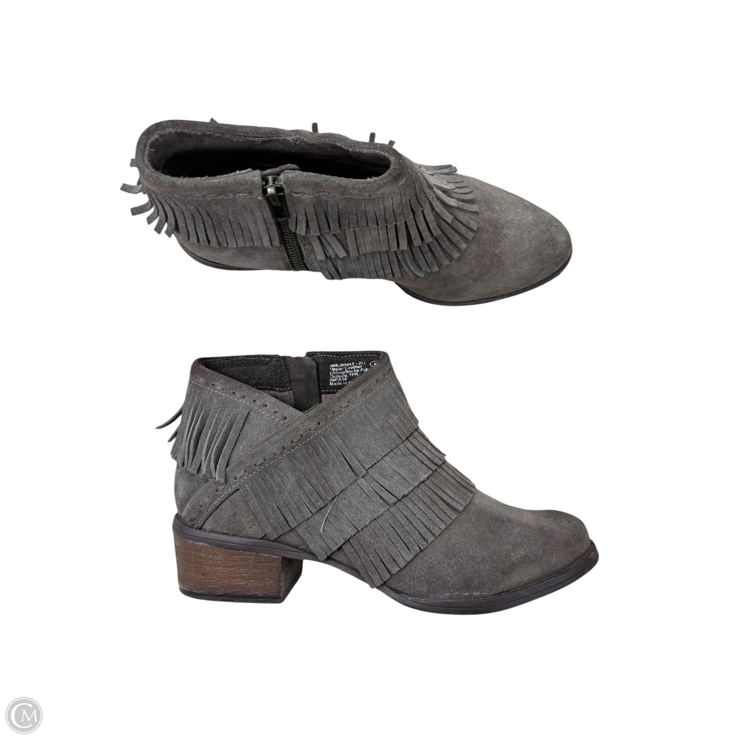 Boots Ankle Flats By Naughty Monkey In Brown, Size: 8