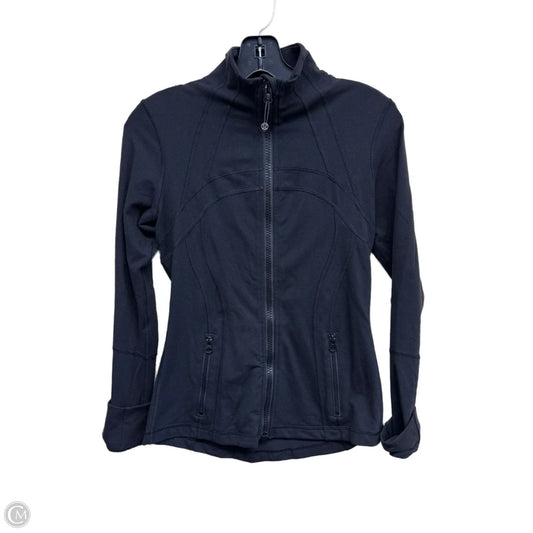 Athletic Jacket By Lululemon In Black, Size: 6