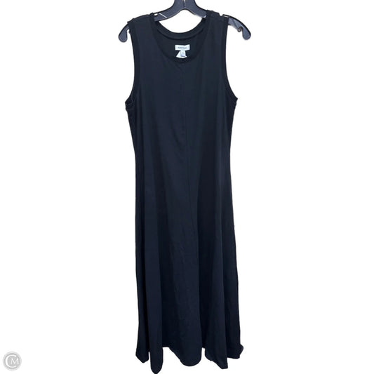 Dress Casual Maxi By Nordstrom In Black, Size: L