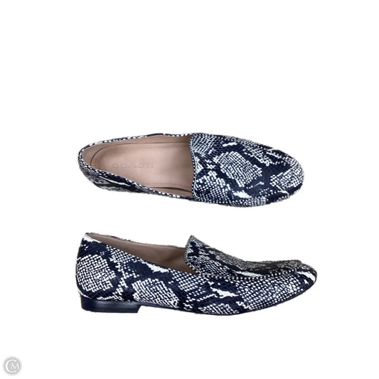 Shoes Designer By Coach In Snakeskin Print, Size: 10