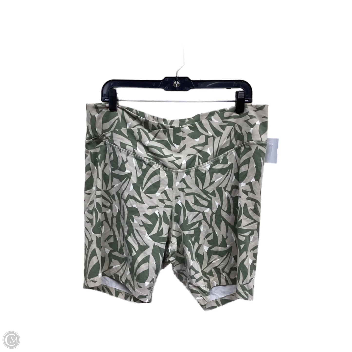 Athletic Shorts By Old Navy In Brown & Green, Size: 2x