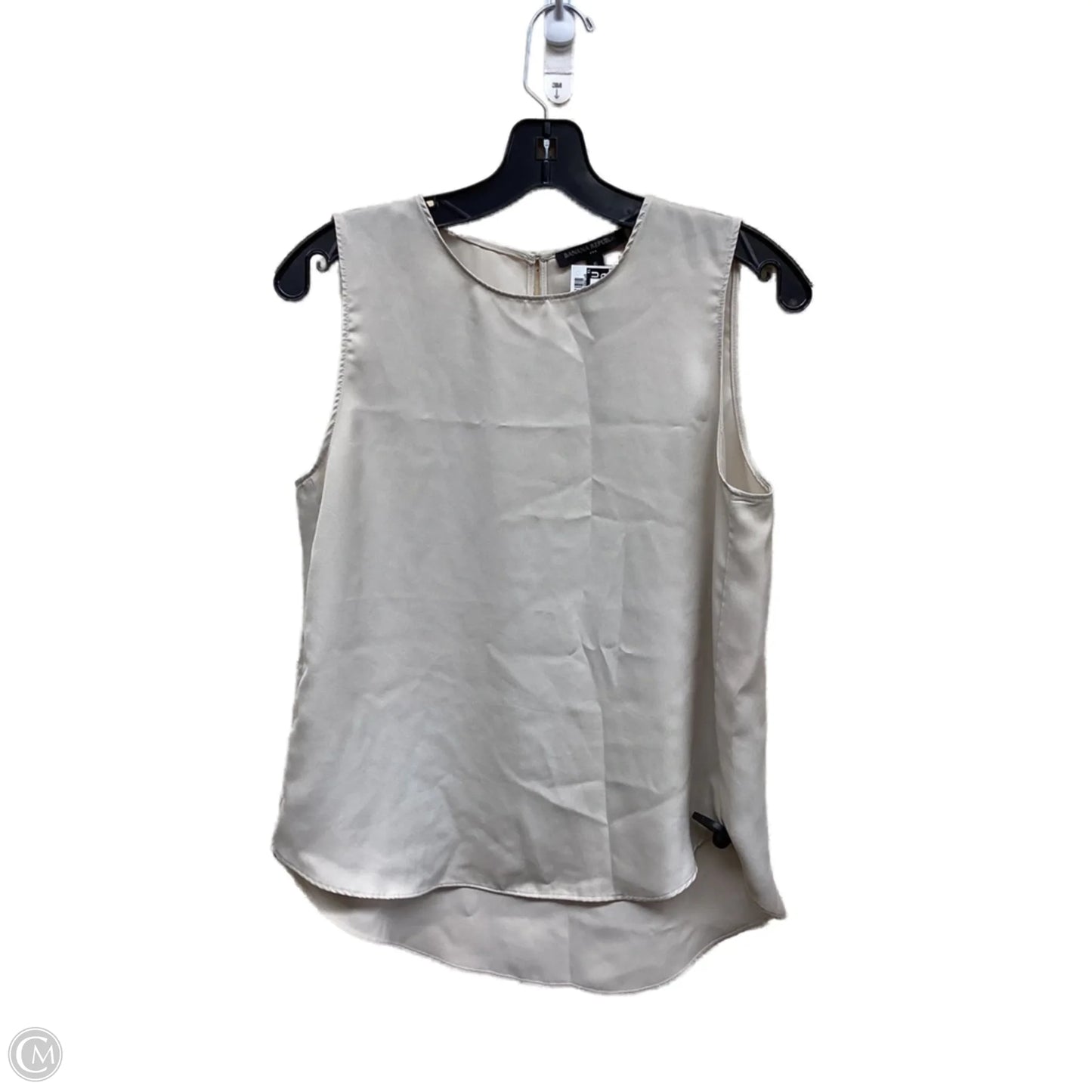 Top Sleeveless By Banana Republic In Beige, Size: S
