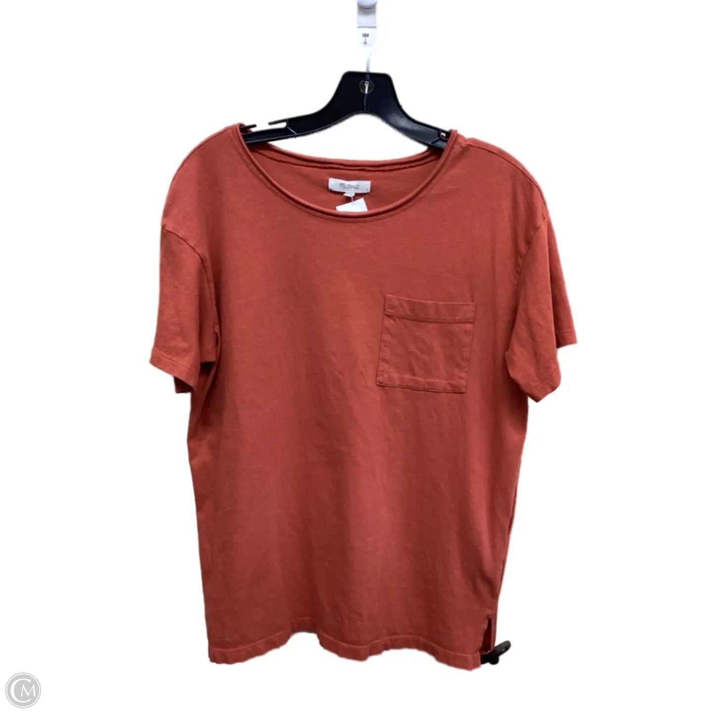 Top Short Sleeve By Madewell In Red, Size: S