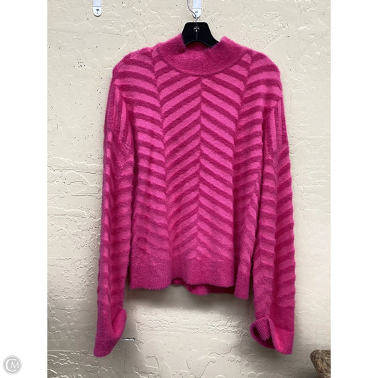 Sweater By Belldini In Pink, Size: L