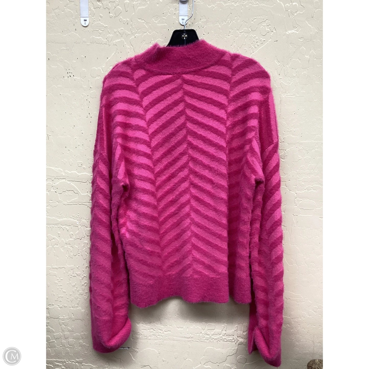 Sweater By Belldini In Pink, Size: L