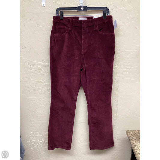 Pants Corduroy By Universal Thread In Maroon, Size: 10