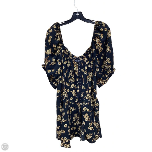 Top Short Sleeve By City Chic In Floral Print, Size: Xl