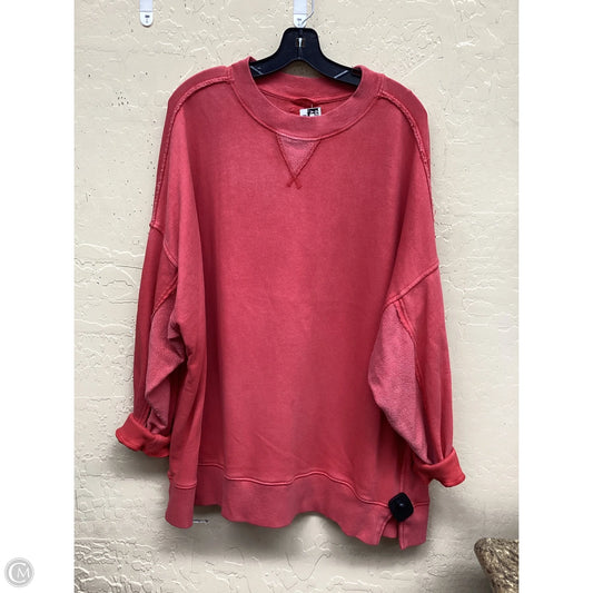 Sweatshirt Crewneck By Aerie In Pink, Size: Xl