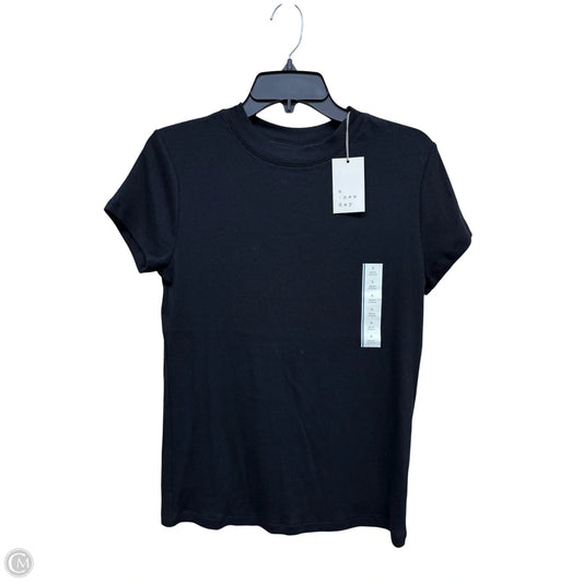 Top Short Sleeve By A New Day In Black, Size: L