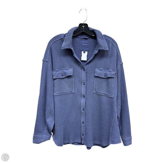 Top Long Sleeve By Aerie In Purple, Size: L