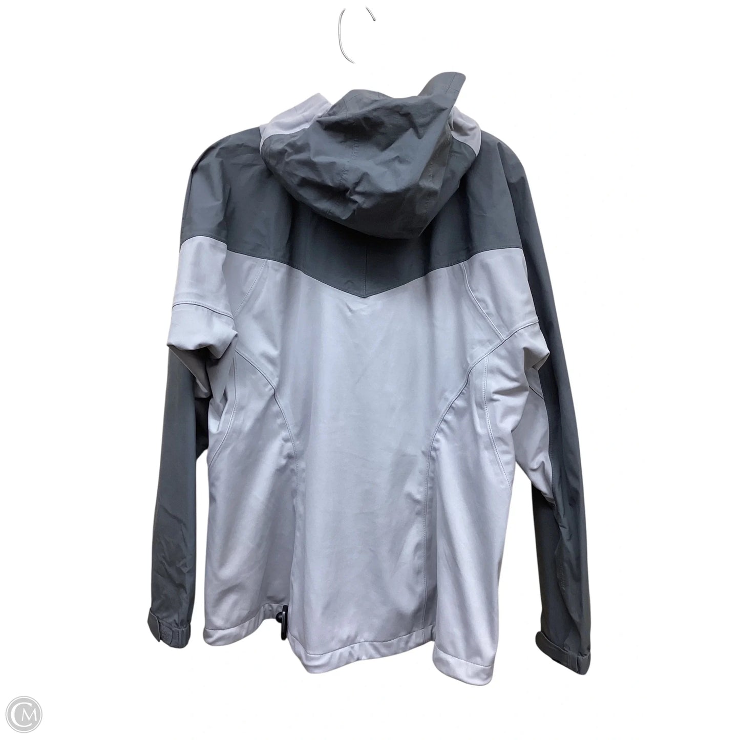 Jacket Windbreaker By Rei In Grey, Size: L