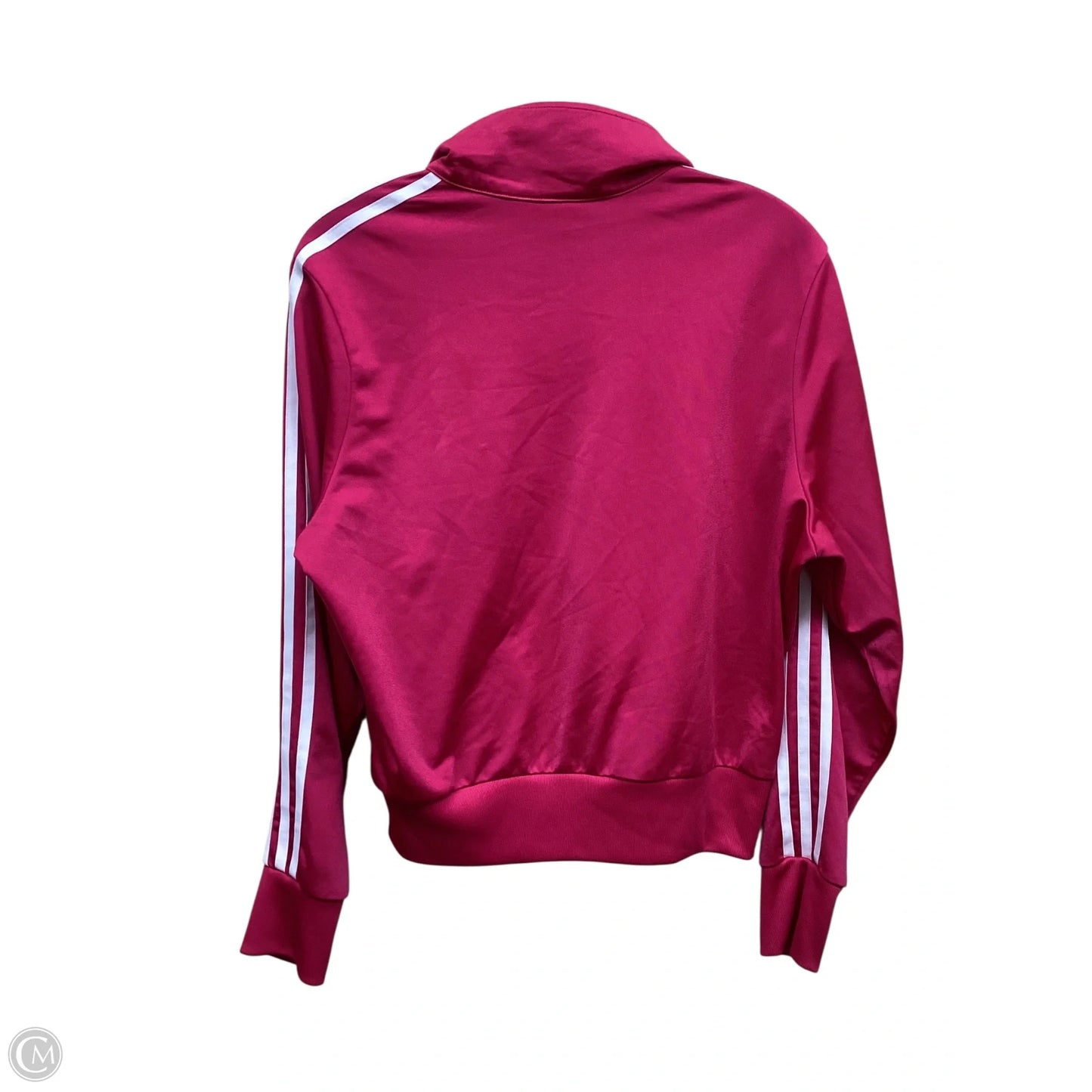 Athletic Jacket By Adidas In Pink, Size: L