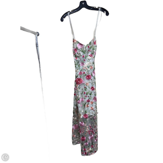 Dress Casual Midi By Venus In Floral Print, Size: M