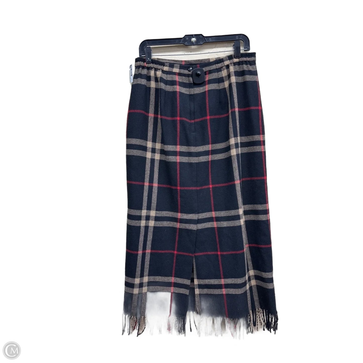 Skirt Maxi By Requirements In Plaid Pattern, Size: 12