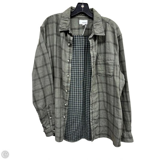 Top Long Sleeve By Sonoma In Green, Size: L