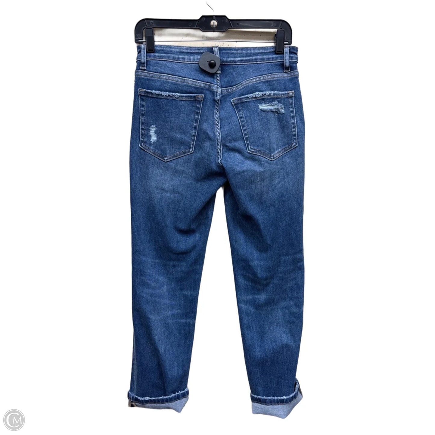 Jeans Straight By Vervet In Blue Denim, Size: 4