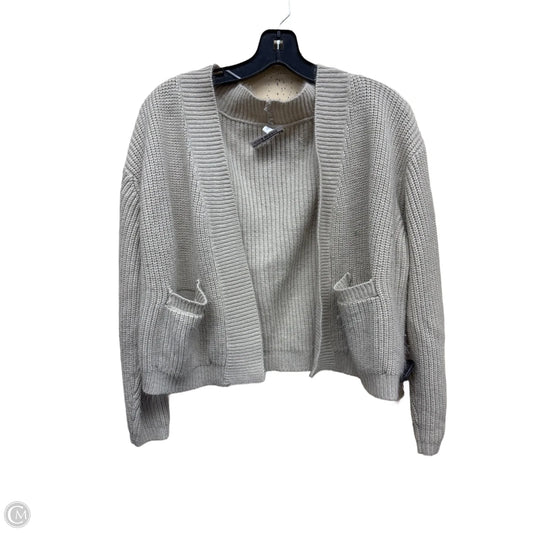 Sweater Cardigan By Wishlist In Tan, Size: S