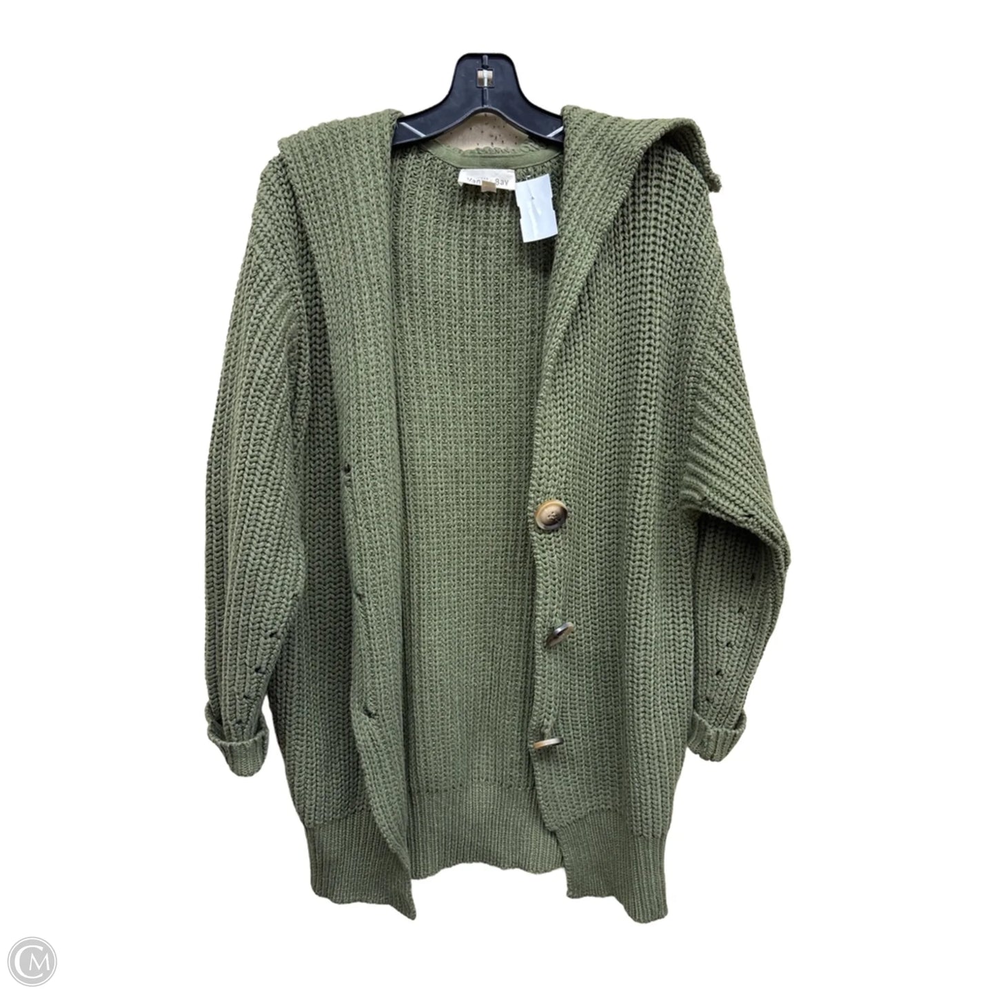 Sweater Cardigan By Vanilla Bay In Green, Size: S