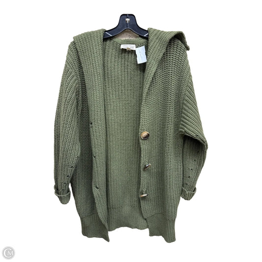Sweater Cardigan By Vanilla Bay In Green, Size: S