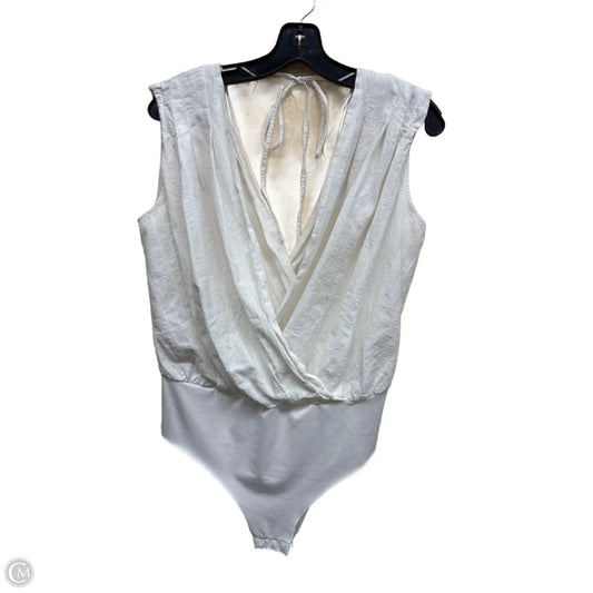 Bodysuit By Zara In White, Size: M